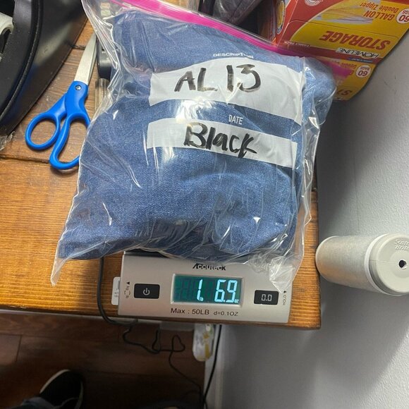 American Eagle men’s straight leg dark wash denim jeans style 2501 size 33x32 - Picture 9 of 9